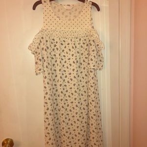 Lauren Conrad cold shoulder dress